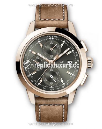 IWC Ingenieur Chronograph Custom Red Gold / Green-Gold / Calf IW3808-CZ