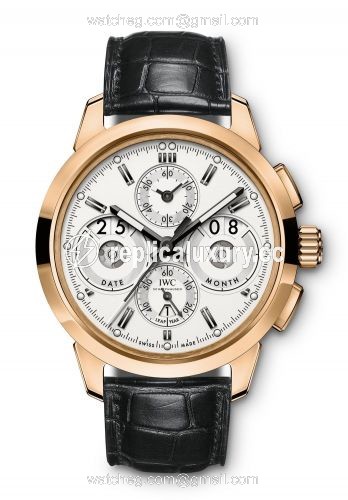 IWC Ingenieur Perpetual Calendar Digital Date-Month Red Gold / Silver IW3817-01