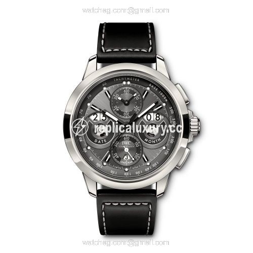 IWC Ingenieur Perpetual Calendar Digital Date-Month Titanium / Slate IW3818-02