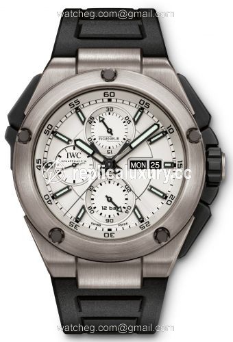 IWC Ingenieur Double Chronograph Titanium / Silver IW3865-01