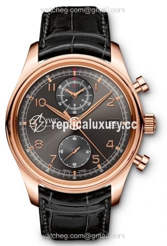 IWC Portuguese Chronograph Classic Red Gold / Ardoise IW3904-05