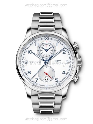 IWC Portugieser Yacht Club Chronograph Stainless Steel / Silver / Bracelet IW3907-02