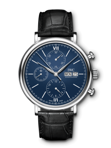 IWC Portofino Chronograph 150 Years Stainless Steel / Blue IW3910-23
