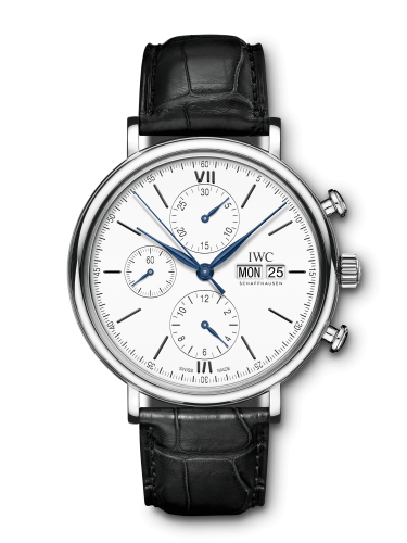 IWC Portofino Chronograph 150 Years Stainless Steel / White IW3910-24