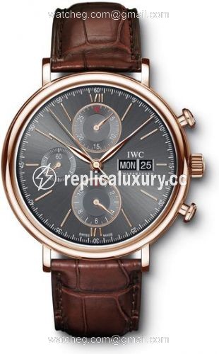 IWC Portofino Chronograph Red Gold / Ardoise IW3910-26