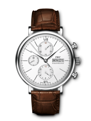 IWC Portofino Chronograph Stainless Steel / Silver IW3910-27