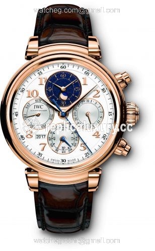 IWC Da Vinci Perpetual 3921 Red Gold / Silver IW3921-01