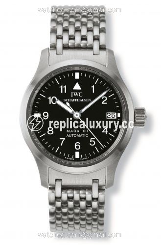 IWC Lady Pilot's Watch Mark XII Stainless Steel / Black / Bracelet IW4421-02