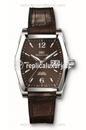 IWC Da Vinci Automatic Midsize Stainless Steel / Chocolate IW4523-06