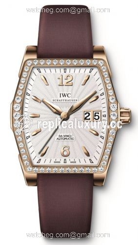 IWC Da Vinci Automatic Midsize Rose Gold / Diamond / Silver IW4523-23