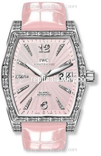 IWC Da Vinci Automatic Midsize White Gold / Baguette / Silver IW4523-30