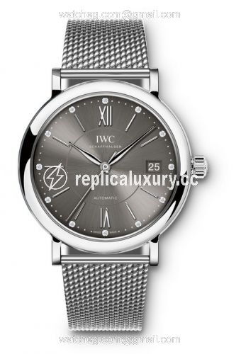 IWC Portofino Automatic 37 Stainless Steel / Ardoise / Milanese IW4581-10