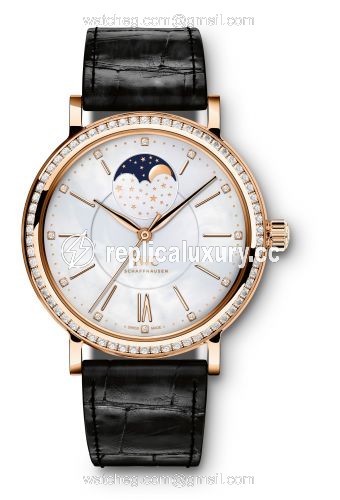 IWC Portofino Automatic Moon Phase 37 Red Gold / Diamond / MOP IW4590-02