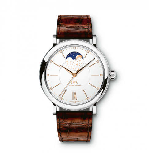 IWC Portofino Automatic Moon Phase 37 Stainless Steel / Silver IW4590-11