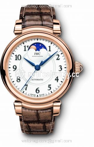 IWC Da Vinci 36 Moonphase Red Gold / Silver IW4593-08