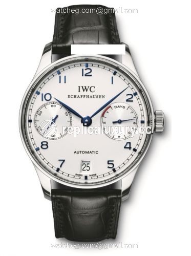 IWC Portuguese Automatic Stainless Steel / Silver IW5001-08