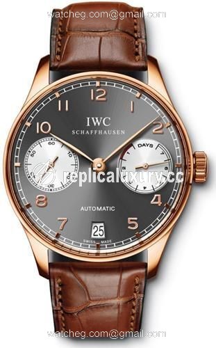 IWC Portuguese Automatic Red Gold / Tourneau IW5001-18