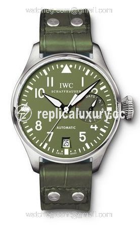 IWC Big Pilot Stainless Steel / Green / Zegg & Cerlati IW5004-07