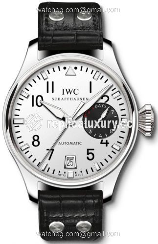 IWC Big Pilot Platinum / Silver / Tourneau IW5004-26