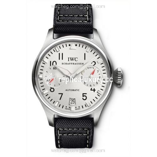 IWC Big Pilot Stainless Steel / Silver / DFB IW5004-32