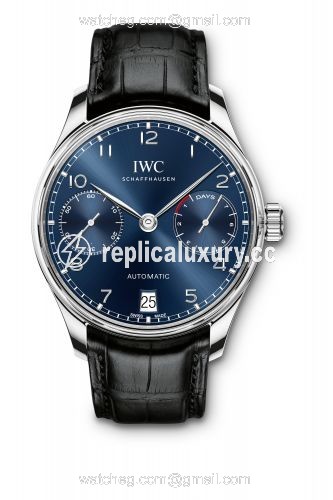 IWC Portugieser Automatic 5007 Stainless Steel / Blue IW5007-10