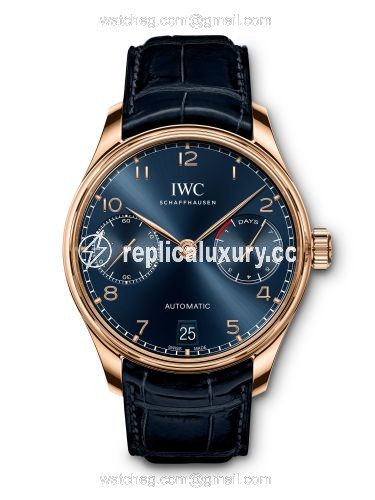 IWC Portugieser Automatic 5007 Red Gold / Blue / Boutique Edition IW5007-13