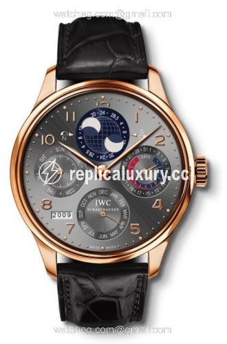 IWC Portuguese Perpetual Calendar 5021 Red Gold / Ardoise IW502123