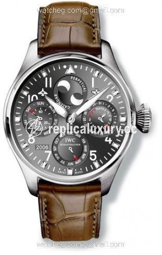 IWC Big Pilot Perpetual Calendar White Gold / Ardoise IW5026-03