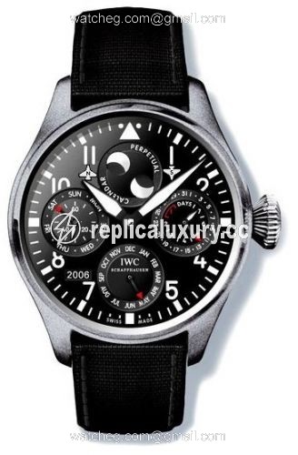 IWC Big Pilot Perpetual Calendar Titanium / Black / Cellini IW5026-06