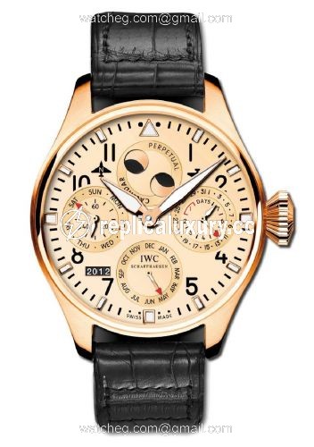 IWC Big Pilot Perpetual Calendar Red Gold / Red Gold IW5026-39