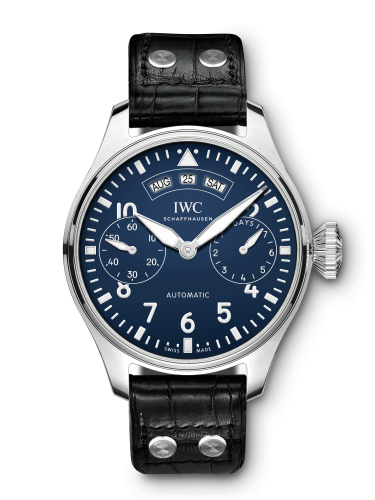 IWC Big Pilot's Watch Annual Calendar "150 Years" Stainless Steel / Blue IW5027-08