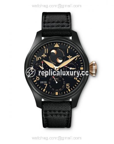 IWC Big Pilot Perpetual Calendar Top Gun Lewis Hamilton IW5029-08