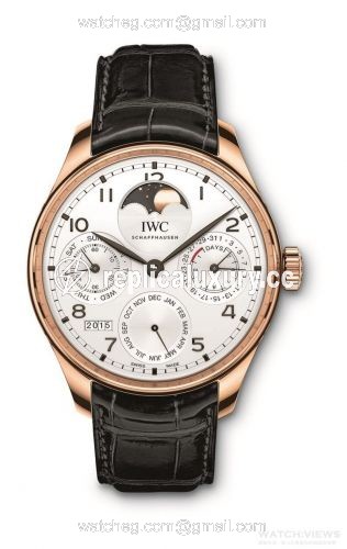 IWC Portugieser Perpetual Calendar Single Moon Red Gold / Taipei IW5033-06