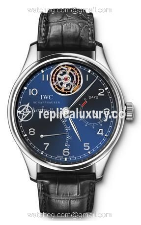 IWC Portuguese Tourbillon Mystere Retrograde Platinum / Arije IW5044-04