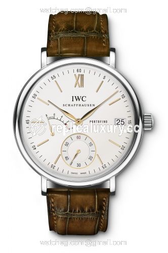 IWC Portofino Hand-Wound Eight Days Stainless Steel / Silver IW5101-03