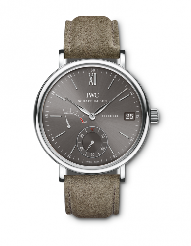IWC Portofino Hand-Wound Eight Days Stainless Steel / Ardoise IW5101-15