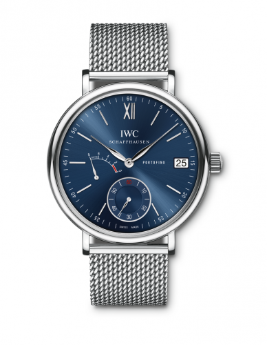 IWC Portofino Hand-Wound Eight Days Stainless Steel / Blue / Milanese IW5101-16