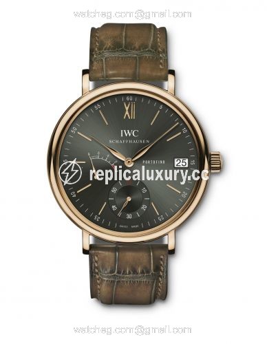 IWC Portofino Hand-Wound Eight Days Red Gold / Green / Harrods IW5101-18