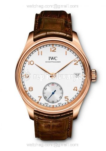 IWC Portuguese Hand-Wound Eight Days Red Gold IW5102-04