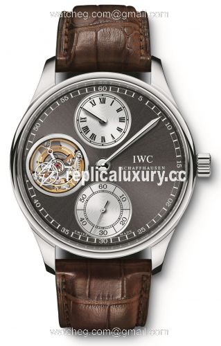 IWC Portugieser Regulateur Tourbillon White Gold / Ardoise IW5446-03