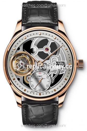 IWC Portugieser Tourbillon Hand-Wound Squelette Red Gold IW5462-01