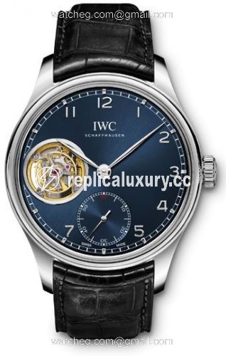 IWC Portugieser Tourbillon Hand-Wound Laureus Charity Night Milano 2014 IW5463-03