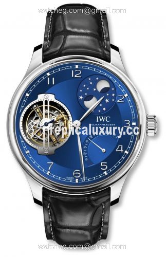 IWC Portugieser Constant-Force Tourbillon Double Moon Platinum / Behebani IW5901-09