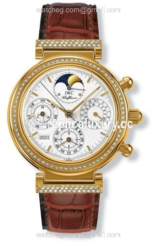 IWC Da Vinci Perpetual Yellow Gold / Diamond / White / German IW8153-01