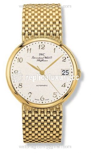 IWC Portofino Automatic Yellow Gold / Silver - Breguet / Strap IW9251-05