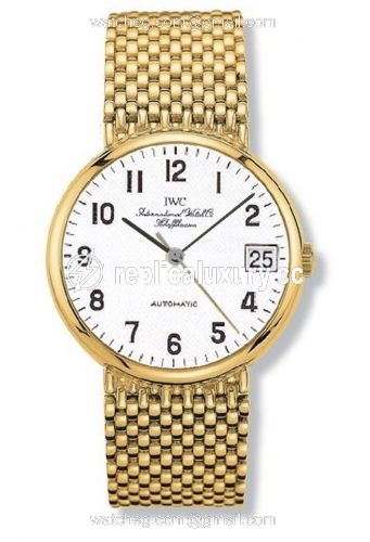 IWC Portofino Automatic Yellow Gold / White - Railroad / Bracelet IW9251-06