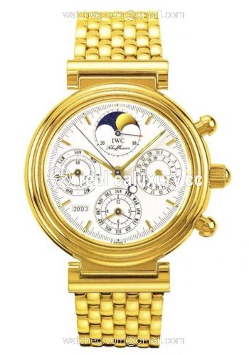 IWC Da Vinci Perpetual Yellow Gold / White / English / Bracelet IW9252-03