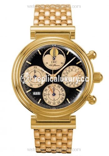 IWC Da Vinci Perpetual Red Gold / Black / English / Bracelet IW9252-11