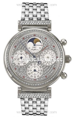 IWC Da Vinci Perpetual White Gold / Diamond / Paved / English IW9253-15