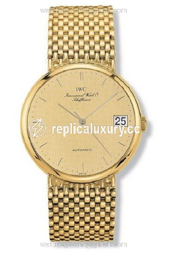 IWC Portofino Automatic Yellow Gold / Champagne / Bracelet IW9261-04